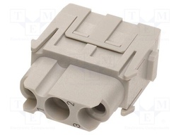 Connector: HAN; module; female; Han Modular C; PIN: 3; w/o contacts