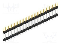 Connector: pin strips; pin header; male; PIN: 36; 2.54mm; THT; 1x36