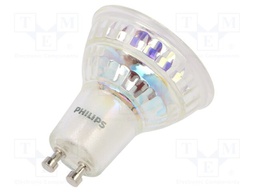 LED lamp; warm white; GU10; 230VAC; 225lm; 2.7W; 36°; 3000K