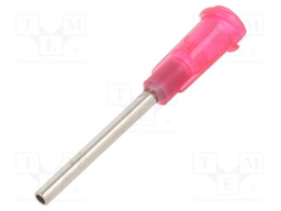 Needle: steel; 1"; Size: 13; straight; 1.78mm; Mounting: Luer Lock