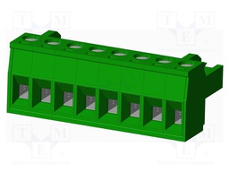 Connector: pluggable terminal block; plug; female; straight; 12A