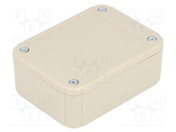 Enclosure: multipurpose; X: 60mm; Y: 80mm; Z: 30mm; ABS; grey; IP54