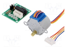 Motor: stepper; 5VDC; Kit: controller,DC motor; IC: ULN2803