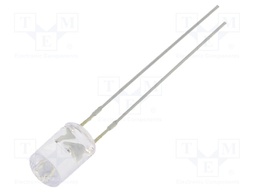 LED; 5mm; green; 750÷1120mcd; 100°; 15mA; 12÷15V; Front: flat; 225mW
