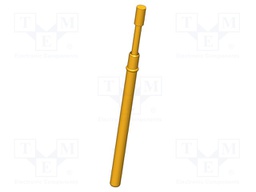 Test needle; Operational spring compression: 4mm; 8A; Ø: 1.5mm