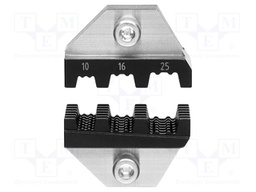 Crimping jaws; 10mm2,16mm2,25mm2
