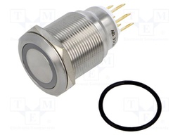 Switch: vandal resistant; Pos: 2; SPDT; 3A/220VAC; 5A/24VDC; IP65