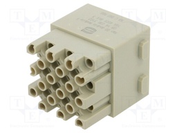 HEAVY DUTY MODULE, RCPT, 36POS, 10A