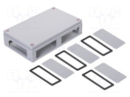 Enclosure: multipurpose; X: 300mm; Y: 500mm; Z: 120mm; with flange