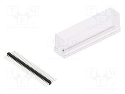 Connector: pin strips; pin header; male; PIN: 33; 1.27mm; SMT; 1x33