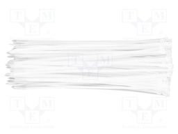 Cable tie; natural; 75pcs; -25÷80°C