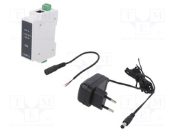 Converter; RS485/ETHERNET; 5÷36VDC; DIN; Enclos.mat: plastic; PD9