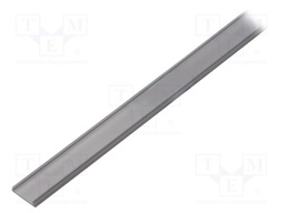 Cover for LED profiles; black; 1m; V: F; push-in