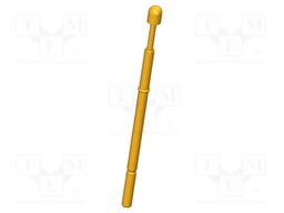 Test needle; Operational spring compression: 4mm; 8A; Ø: 2.3mm