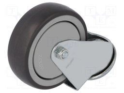 Transport wheel; Ø: 100mm; W: 27mm; H: 135mm; torsional; 90kg