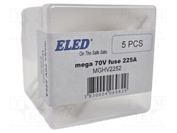 Fuse: fuse; 225A; 70VDC; automotive; 68mm; M8 screw; 68x16x10.5mm