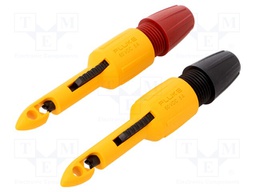Test probe; red and black; Socket size: 2mm; 60VDC