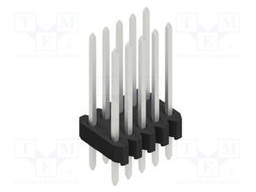 Connector: pin strips; pin header; male; PIN: 10; 1.27mm; THT; 2x5