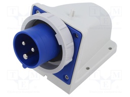 Connector: AC supply; socket; male; 16A; 230VAC; IEC 60309; IP67