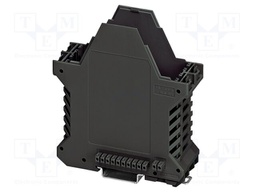 Enclosure base; with FE contact,with terminals; black; UL94V-0
