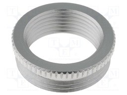 Reduction of threads for glands; Int.thread: PG16; brass; nickel