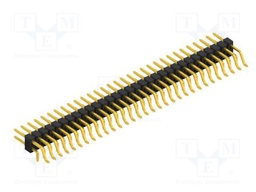 Connector: pin strips; pin header; male; PIN: 62; 2.54mm; SMT,THT