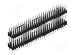Connector: pin strips; pin header; male; PIN: 58; 1.27mm; THT; 2x29