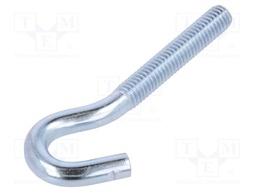 Hook; angular; steel; zinc; 60mm