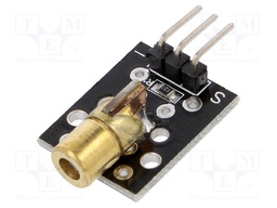 Diode: laser; 5VDC; Dim: 15x24mm; λd: 650nm; 2.2g