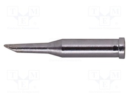 Soldering Tip, Hoof/60° Bevel, 2 x 16.6 mm, Soldering Station
