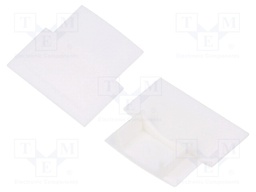 Cap for LED profiles; white; 10pcs; GTV-GLAX