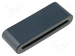 Core: ferrite; for flat cable; 25Ω; A: 57.6mm; B: 6.5mm; C: 12mm