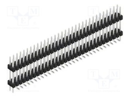 Connector: pin strips; pin header; male; PIN: 64; 2.54mm; SMT; 2x32