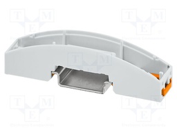 Enclosure base; with terminals; grey; UL94V-0; BC 17,8; X: 20.3mm