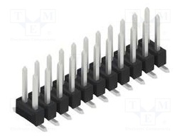 Connector: pin strips; pin header; male; PIN: 22; 2.54mm; SMT; 2x11