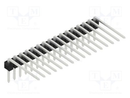 Connector: pin strips; pin header; male; PIN: 16; 2.54mm; THT; 1x16