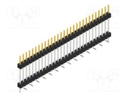 Connector: pin strips; pin header; male; PIN: 29; 2.54mm; SMT; 1x29