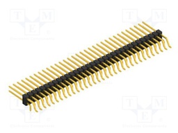 Connector: pin strips; pin header; male; PIN: 66; 2.54mm; SMT,THT