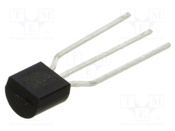 Transistor: PNP; bipolar; 120V; 50mA; 0.5W; TO92