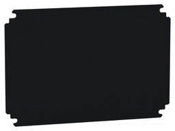 Mounting plate; bakelite; black