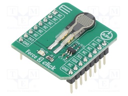 Click board; press force measure; I2C; FSR400,MCP3221; 3.3VDC