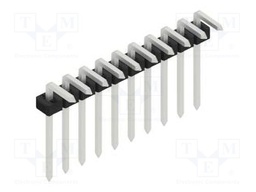 Connector: pin strips; pin header; male; PIN: 10; 2mm; THT; 1x10