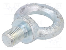 Lifting eye bolt; M22x36; DIN: 580; Head: eye; none; steel; zinc