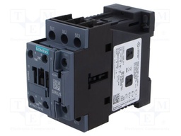Relay Contactor, 3RT2 Series, 3PST-NO, 3P, 21 A, 18.5 kW, 690 VAC