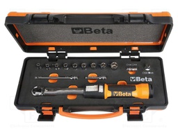 Wrench: torque-set; torque,socket spanner; 1/4"; ZERO-RESET