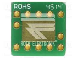 Board: universal; multiadapter; W: 12.5mm; L: 12.5mm; SOT23-10
