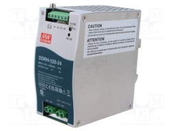 Converter: DC/DC; 120W; Uin: 250÷1500VDC; Uout: 24VDC; Iout: 5A; 845g