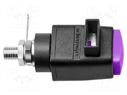 Laboratory clamp; purple; 60VDC; 16A; Contacts: nickel; -25÷90°C