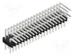 Connector: pin strips; pin header; male; PIN: 40; 1.27mm; THT; 2x20