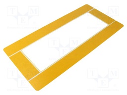 Floor window; yellow